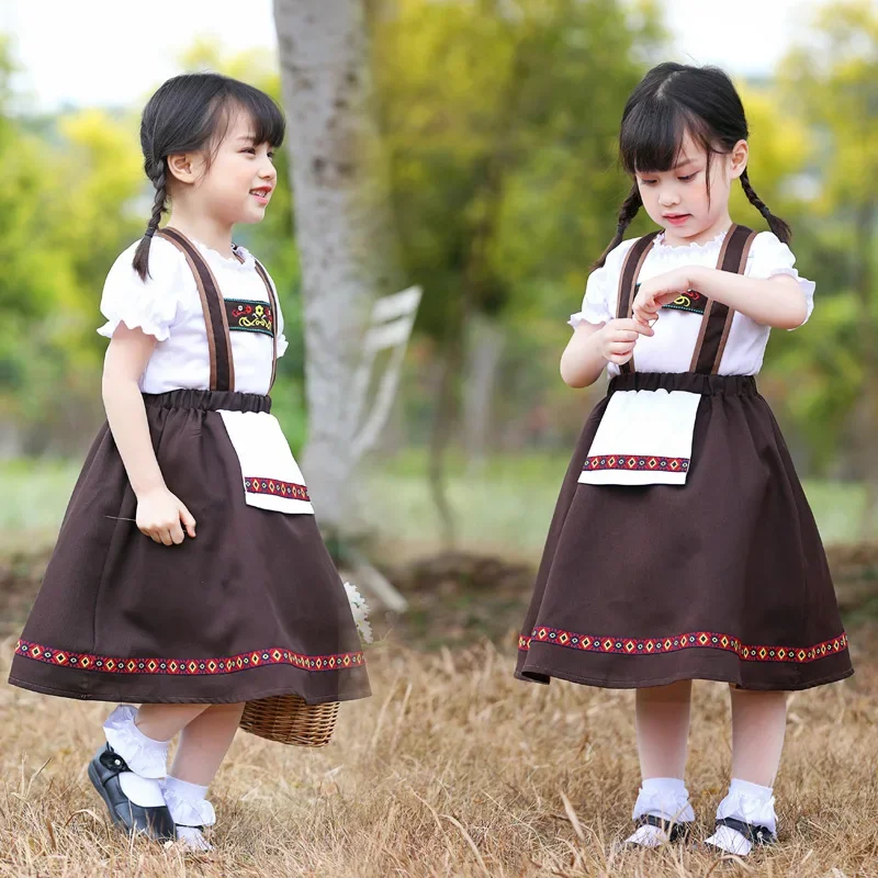 Embroidery Free Pattern - Oktoberfest Children Girls Dress Pattern Embroidery