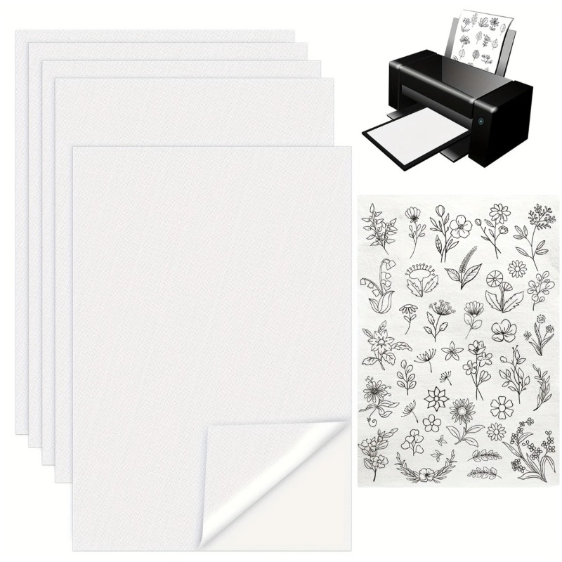 Embroidery Guide Book - 10Pcs Handicrafts Eco-Friendly Sticky Water Soluble