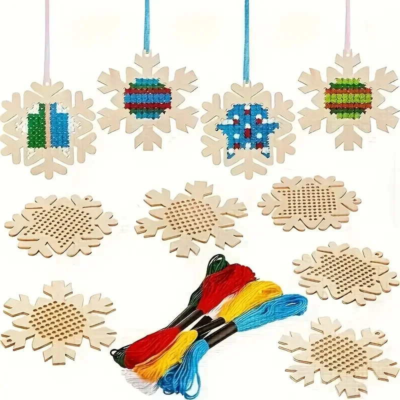Embroidery Xmas Ornaments - high-quality Cross Stitch Hanging Pendant Gingerbread