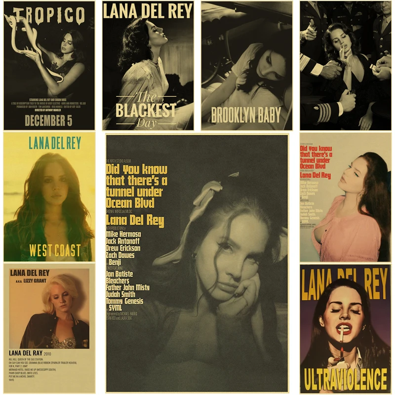Embroidery Art Painting - Lizzy Grant Lana Del Rey Posters