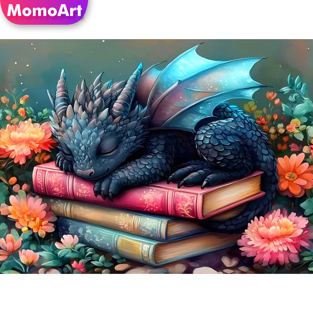 Embroidery Guide Book - Momoart New Arrival Diamond Mosaic Dragon