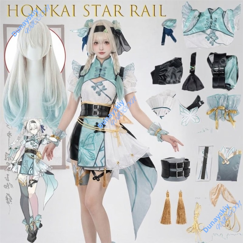 Embroidery Gradient - Honkai Star Rail Firefly Cosplay Costume