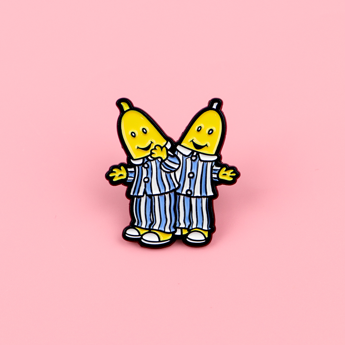 Embroidery Tulle - Funny Pajama Banana Man Enamel Pins