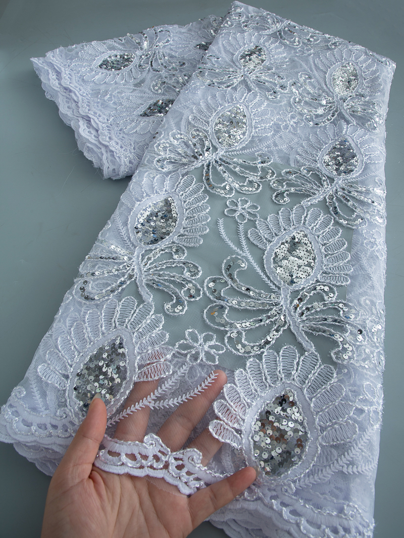 Embroidery Gradient - Latest High Quality African Tulle Lace