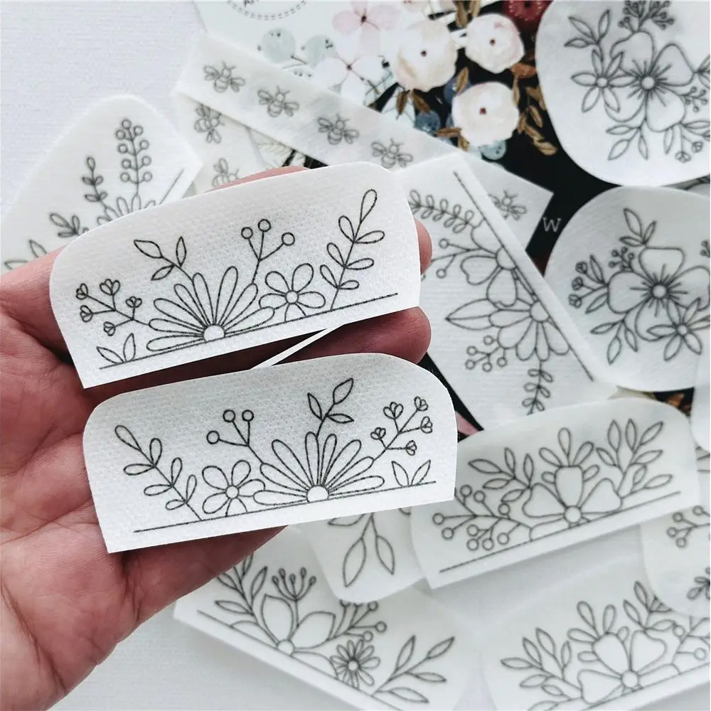 Embroidery Guide Book - Water Soluble Stabilizer Embroidery Patterns Stick