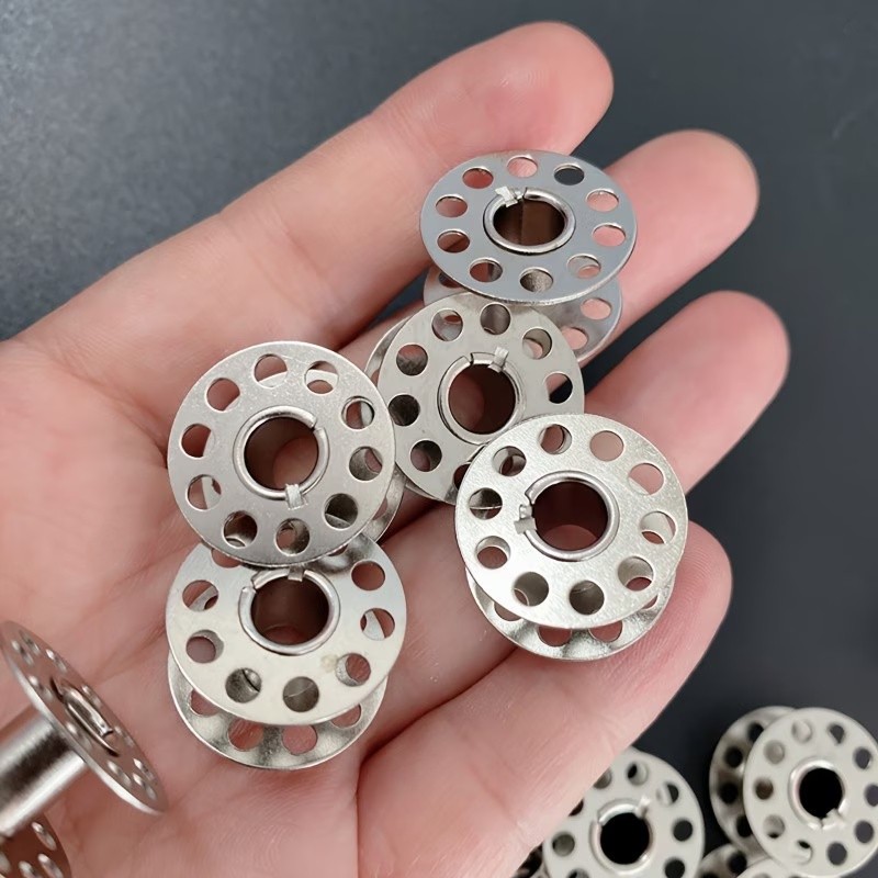 Embroidery Machine - 98Pcs Reusable Metal Bobbins, Fit Sewing