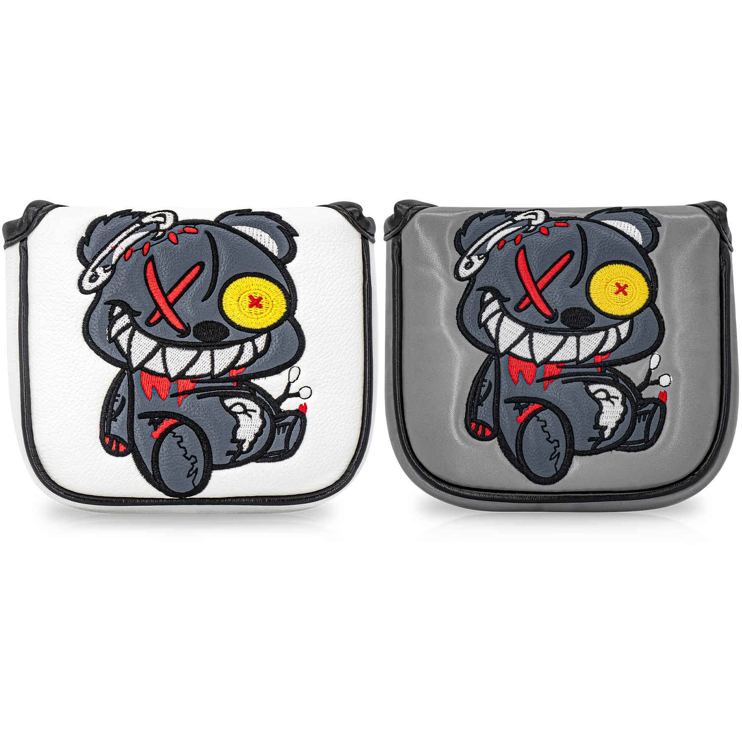 Embroidery Design - 1pc Monocled Bear Design Golf Putter