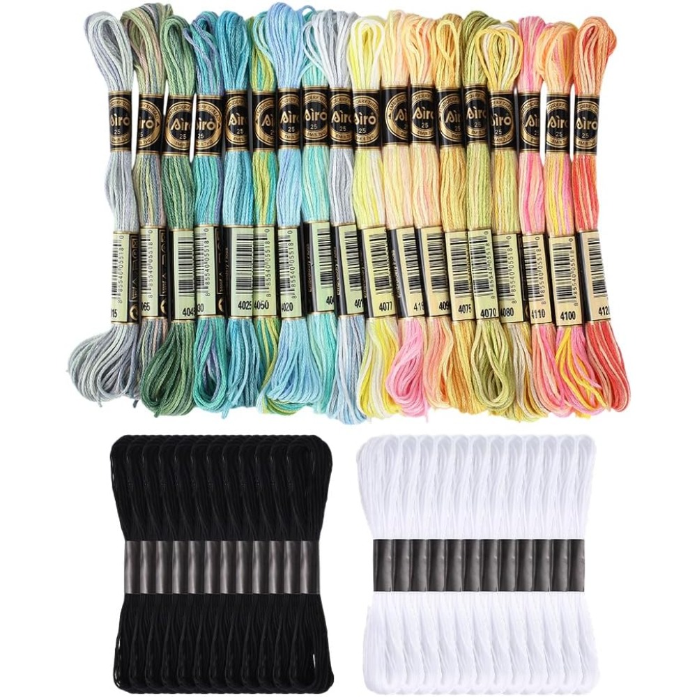 Embroidery Gradient - 42 Skeins Polyester Embroidery Floss Stitch