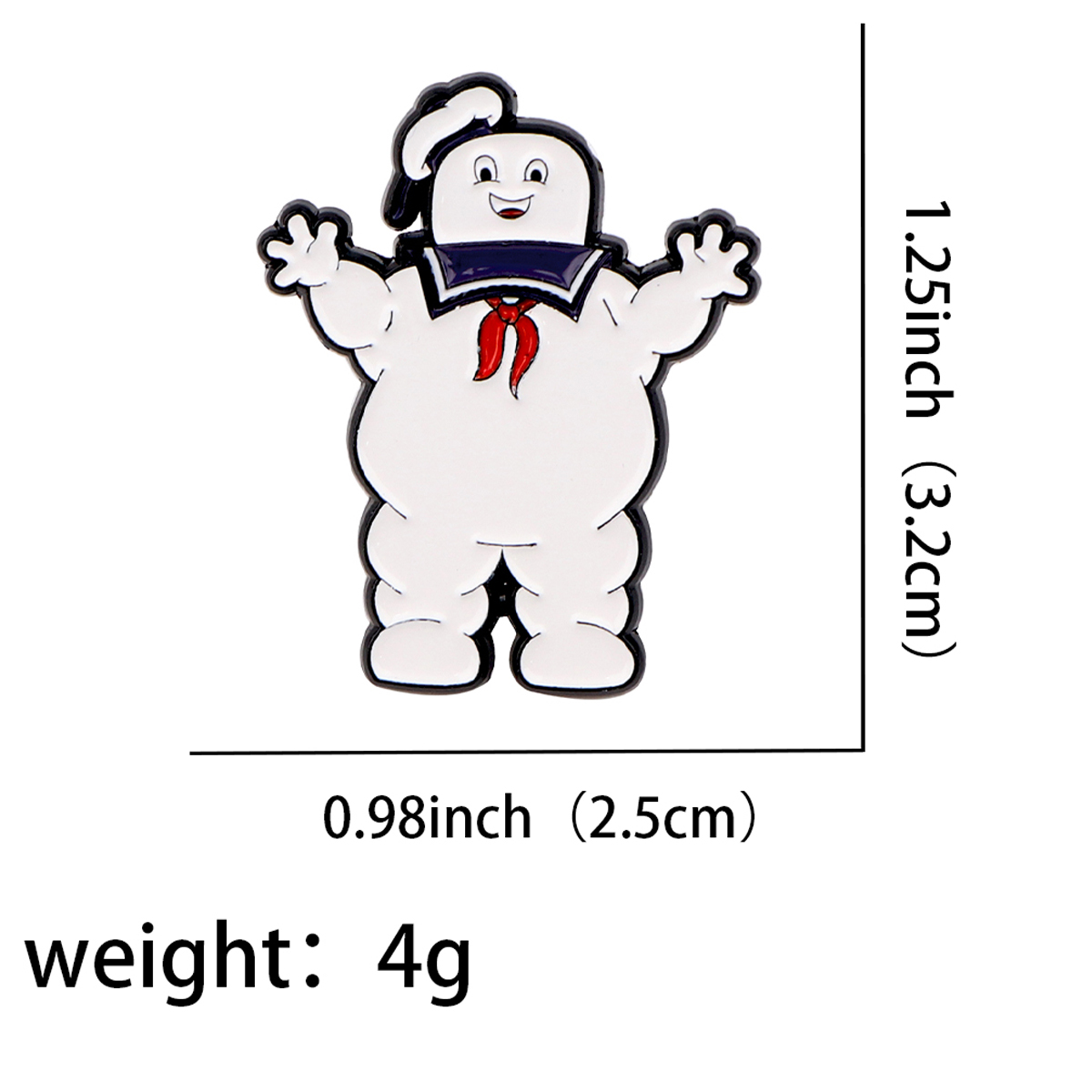 Vintage Movie Enamel Lapel Pin - Embroidery Illustration avaliação e preço