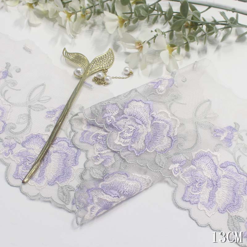 2Yards Purple Pink Blue Floral - Embroidery Yellow Dress avaliação e preço