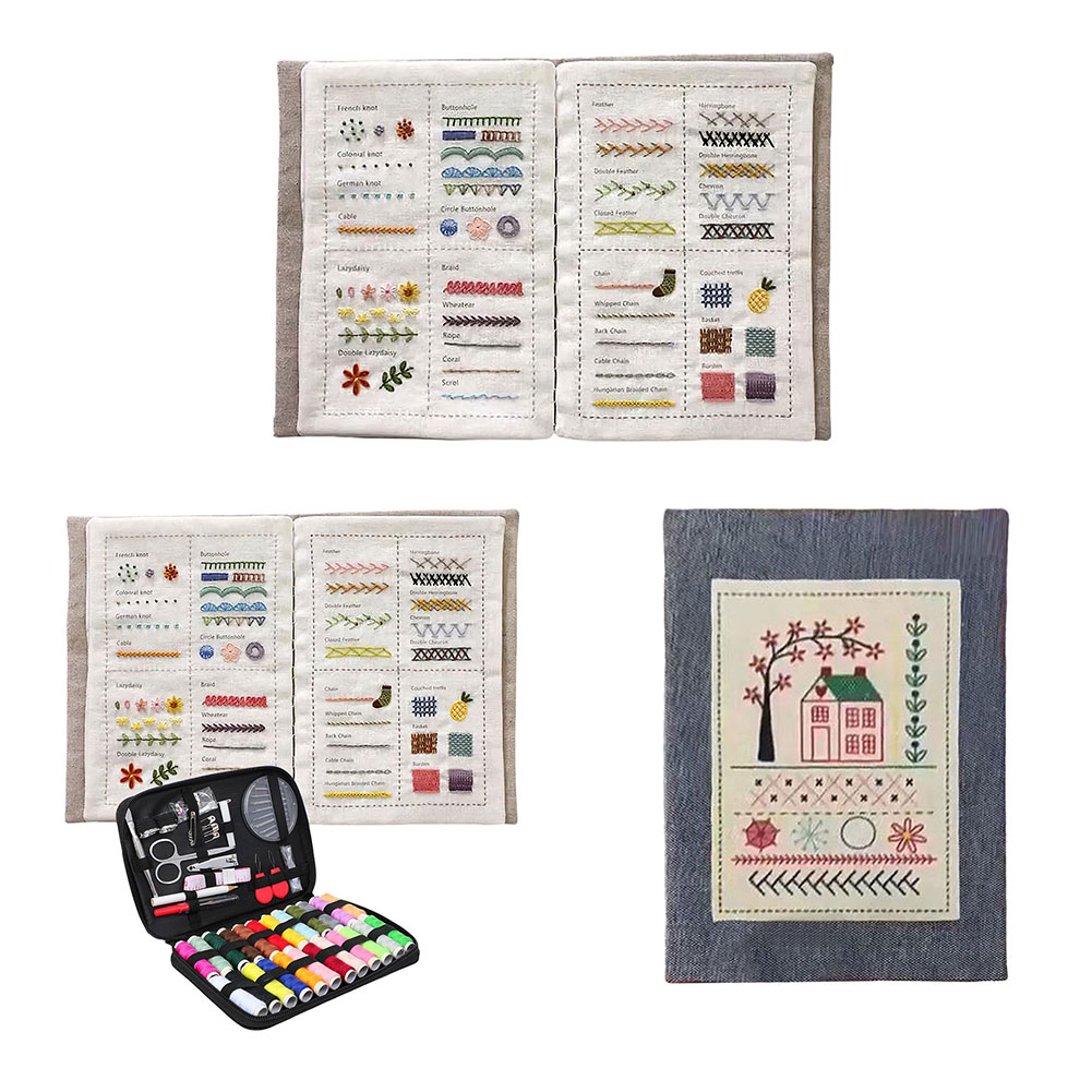 DIY Stitch Book Handmade Sewin - Embroidery Guide Book avaliação e preço