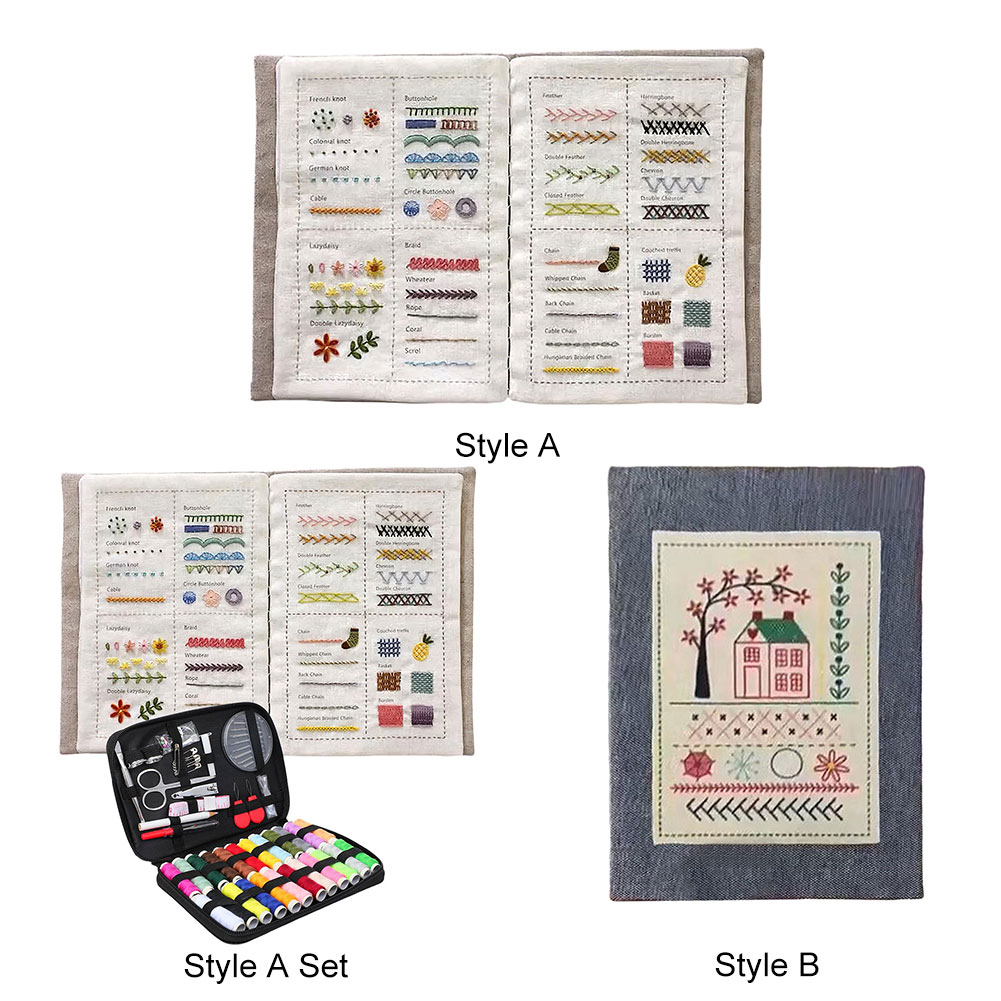 DIY Stitch Book Handmade Sewin - Embroidery Guide Book avaliação e preço