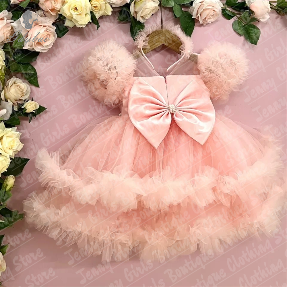 Beautiful Girl Glitter Pearls  - Embroidery Yellow Dress avaliação e preço