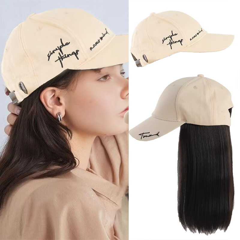 Allaosify Synthetic Hair Women - Embroidery Hat Machine avaliação e preço
