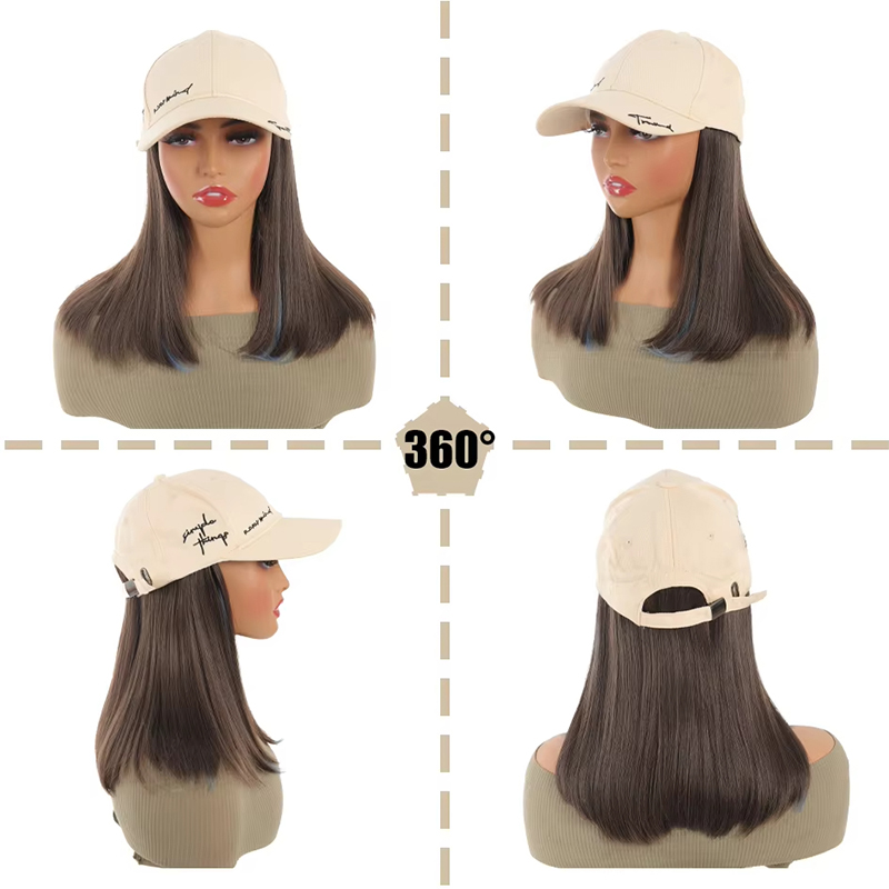 Allaosify Synthetic Hair Women - Embroidery Hat Machine avaliação e preço