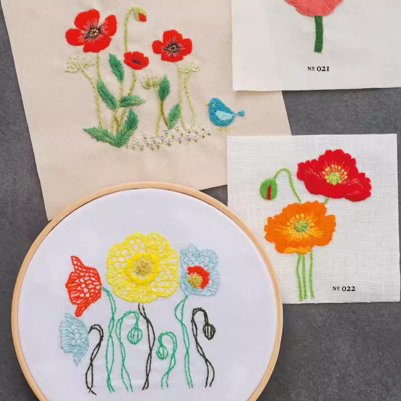 Botanical Embroidery Pattern B - Embroidery Guide Book avaliação e preço