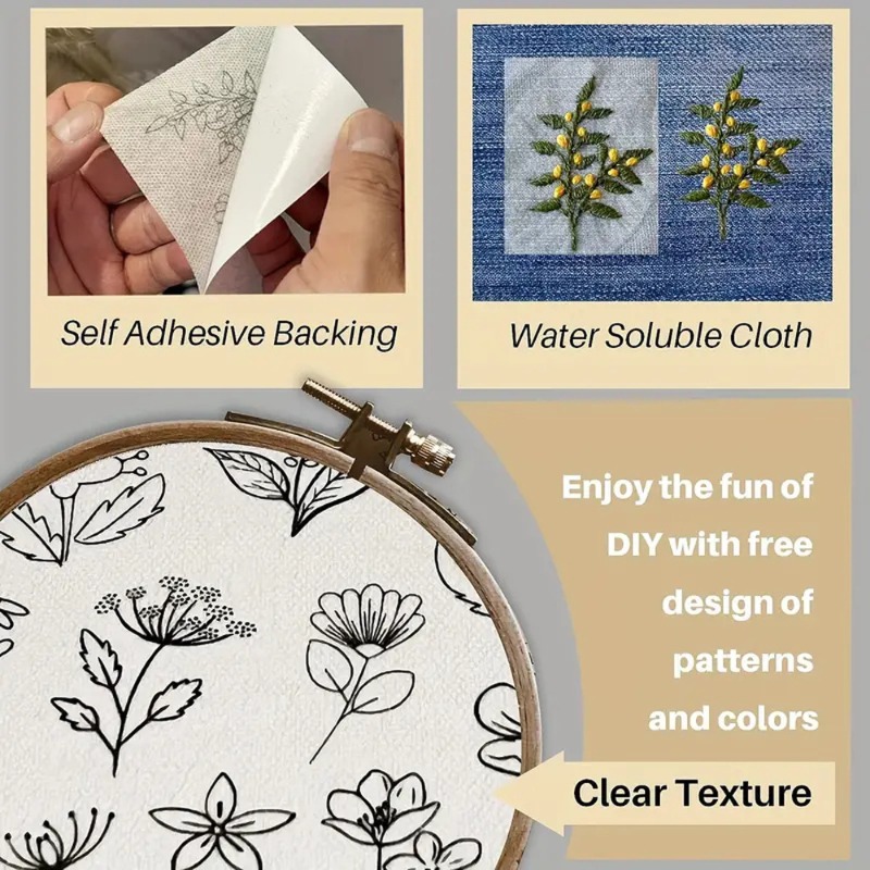 10Pcs Handicrafts Eco-Friendly - Embroidery Guide Book avaliação e preço