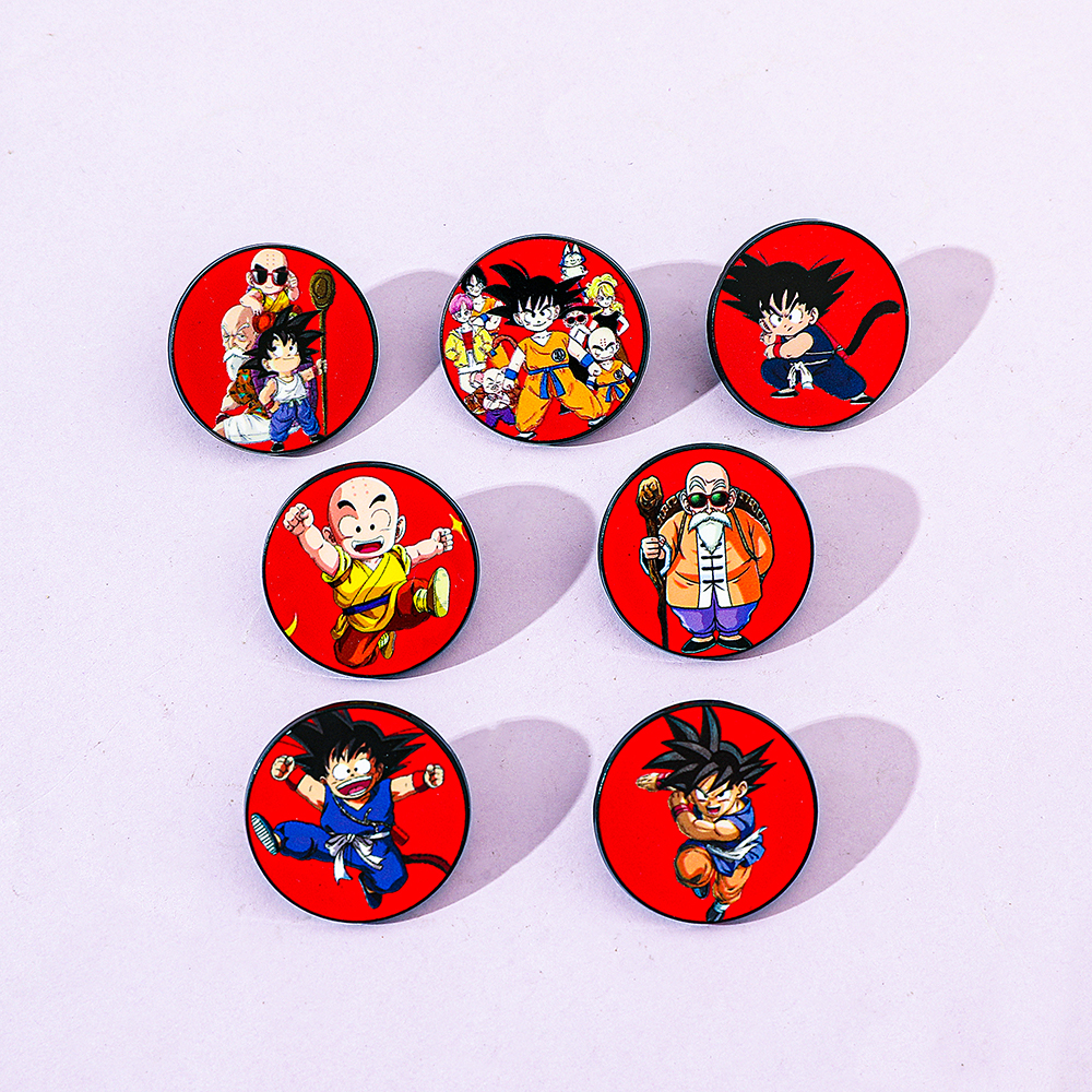 7 Pcs Funny Anime Brooch Fashi - Embroidery Tulle avaliação e preço