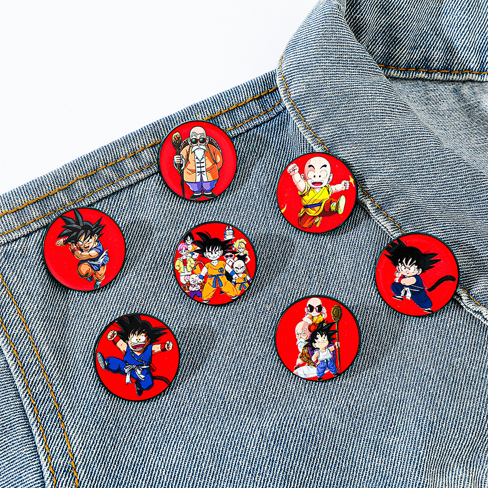 7 Pcs Funny Anime Brooch Fashi - Embroidery Tulle avaliação e preço