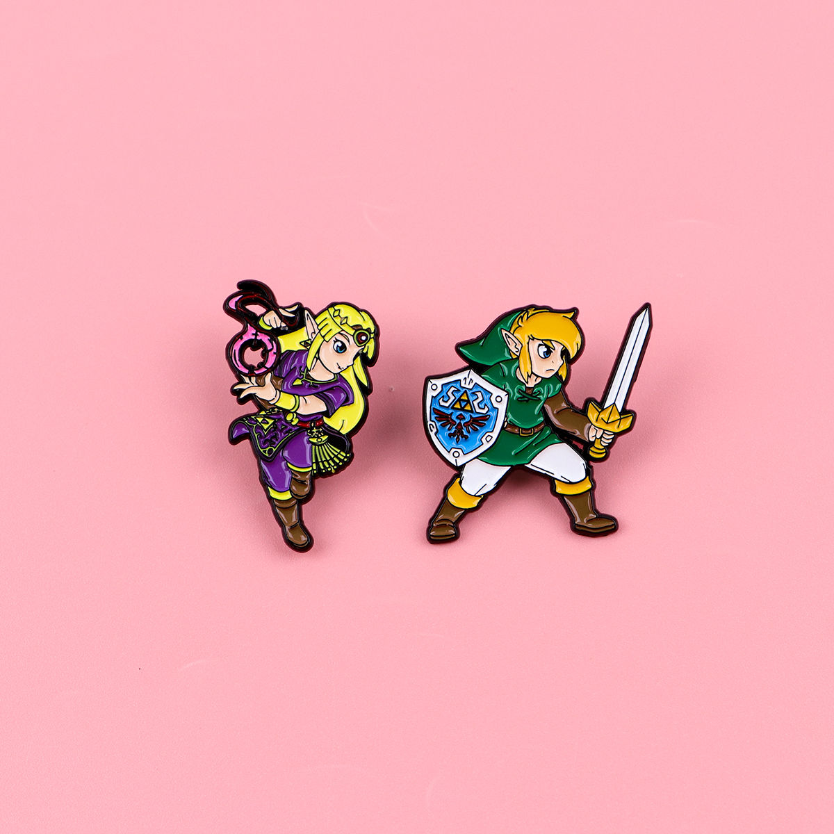 Cool Figure Enamel Pin Cartoon - Embroidery Illustration avaliação e preço