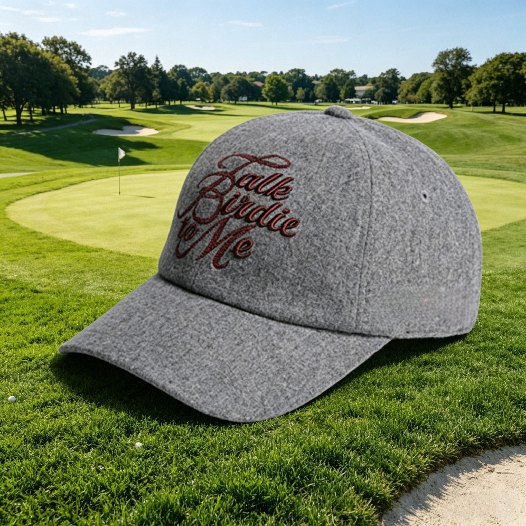 2026 New Golf Course Slogan Em - Embroidery Hat Machine avaliação e preço