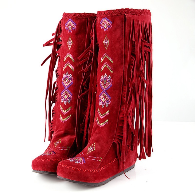 Tassel Boots Handmade Embroide - Embroidery Design avaliação e preço
