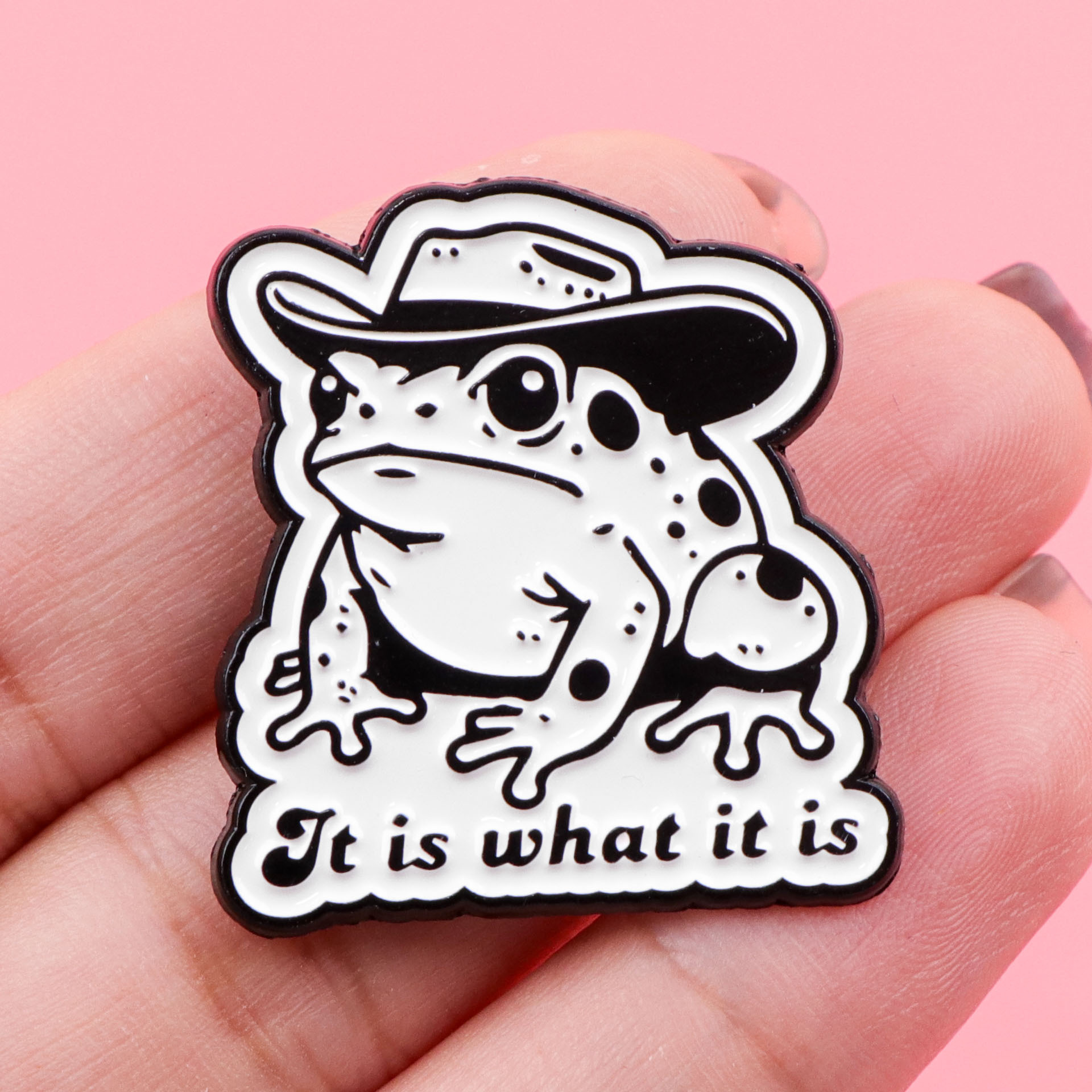 Cartoon Frog Brooch Pin Badge  - Embroidery Tulle avaliação e preço