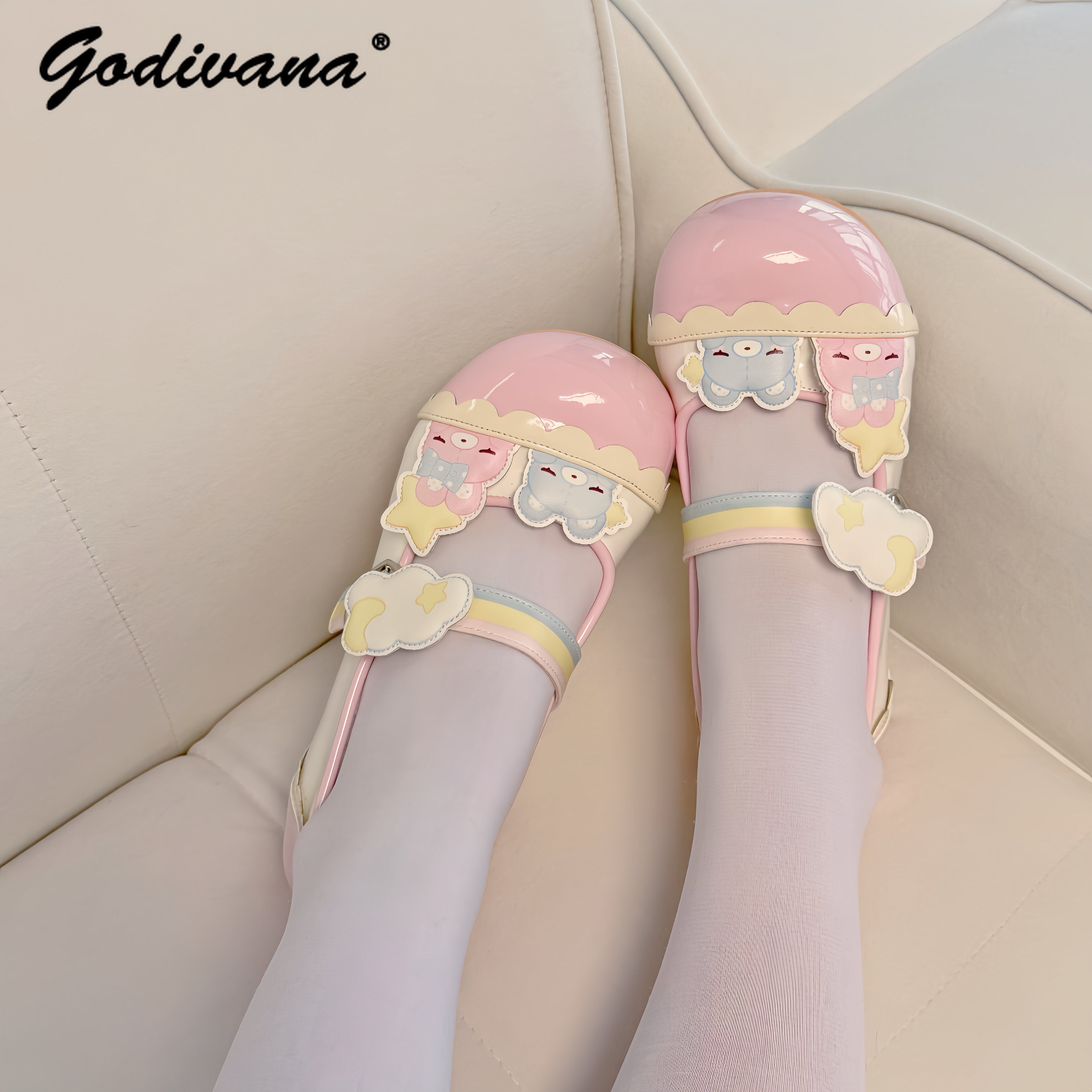 Original New Student Girls Col - Embroidery Flat Shoes avaliação e preço