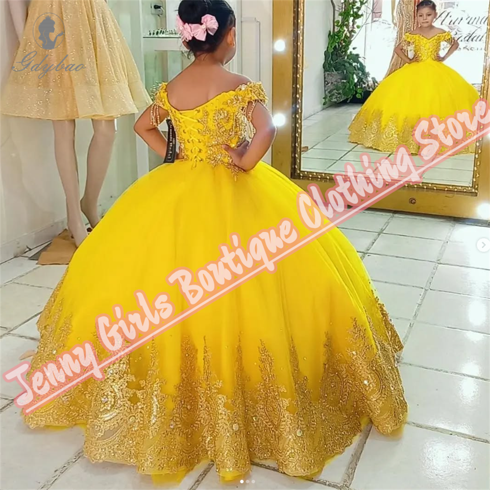 Yellow Beautiful Girl Birthday - Embroidery Yellow Dress avaliação e preço