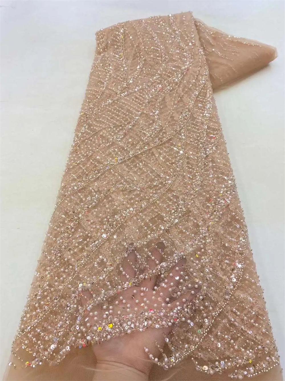 African Sequins Beaded Groom L - Embroidery Gradient avaliação e preço