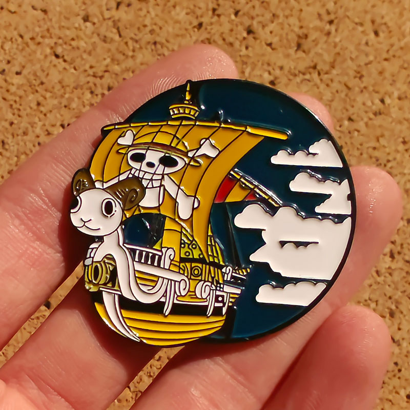 One Piece Enamel Pins Brooch T - Embroidery Tulle avaliação e preço