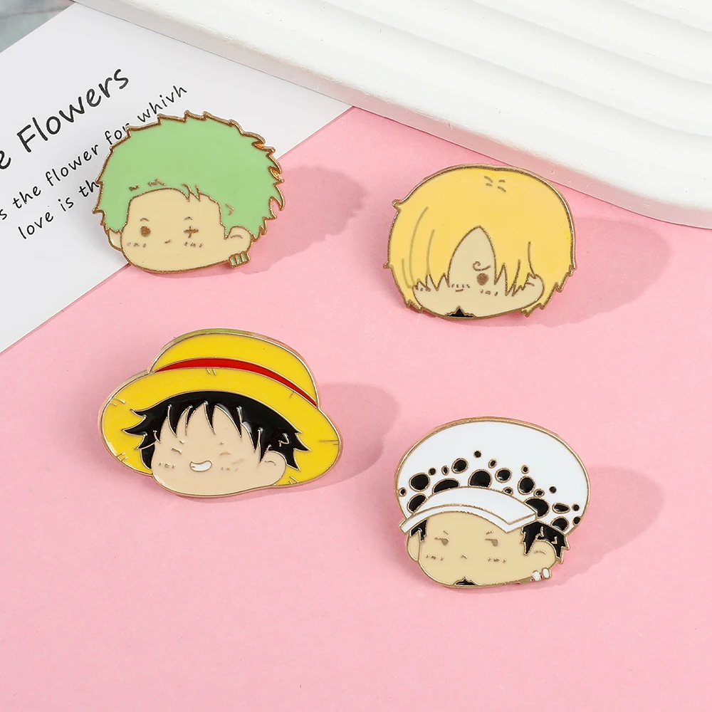 4 Pcs Anime Character Brooch S - Embroidery Tulle avaliação e preço
