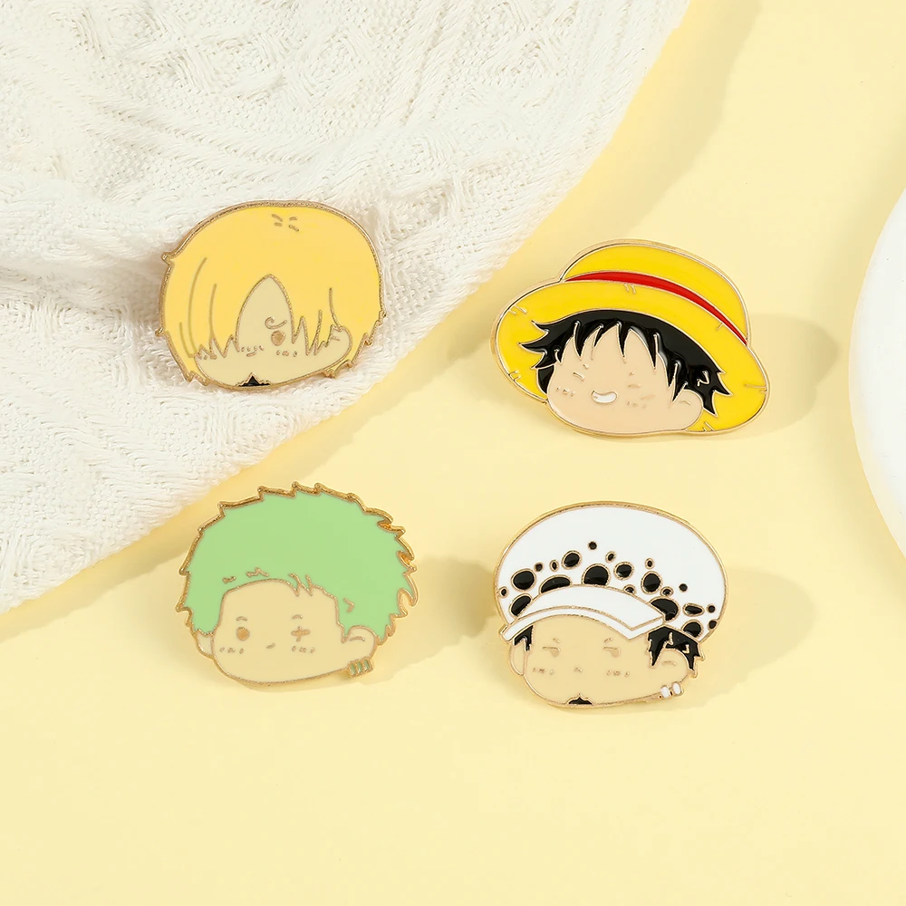 4 Pcs Anime Character Brooch S - Embroidery Tulle avaliação e preço