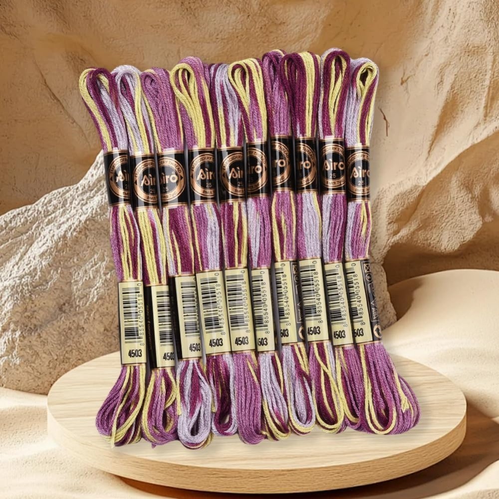 6 Strands Purple Variegated Em - Embroidery Gradient avaliação e preço