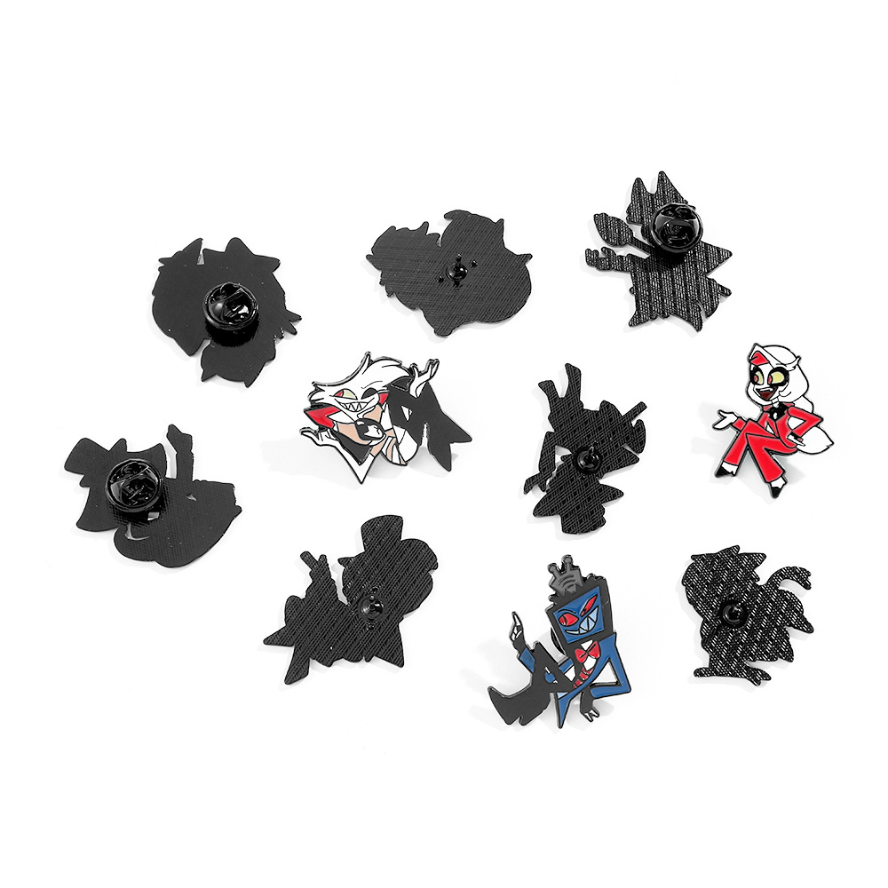 Hazbin Hotel Enamel Pin Brooch - Embroidery Tulle avaliação e preço