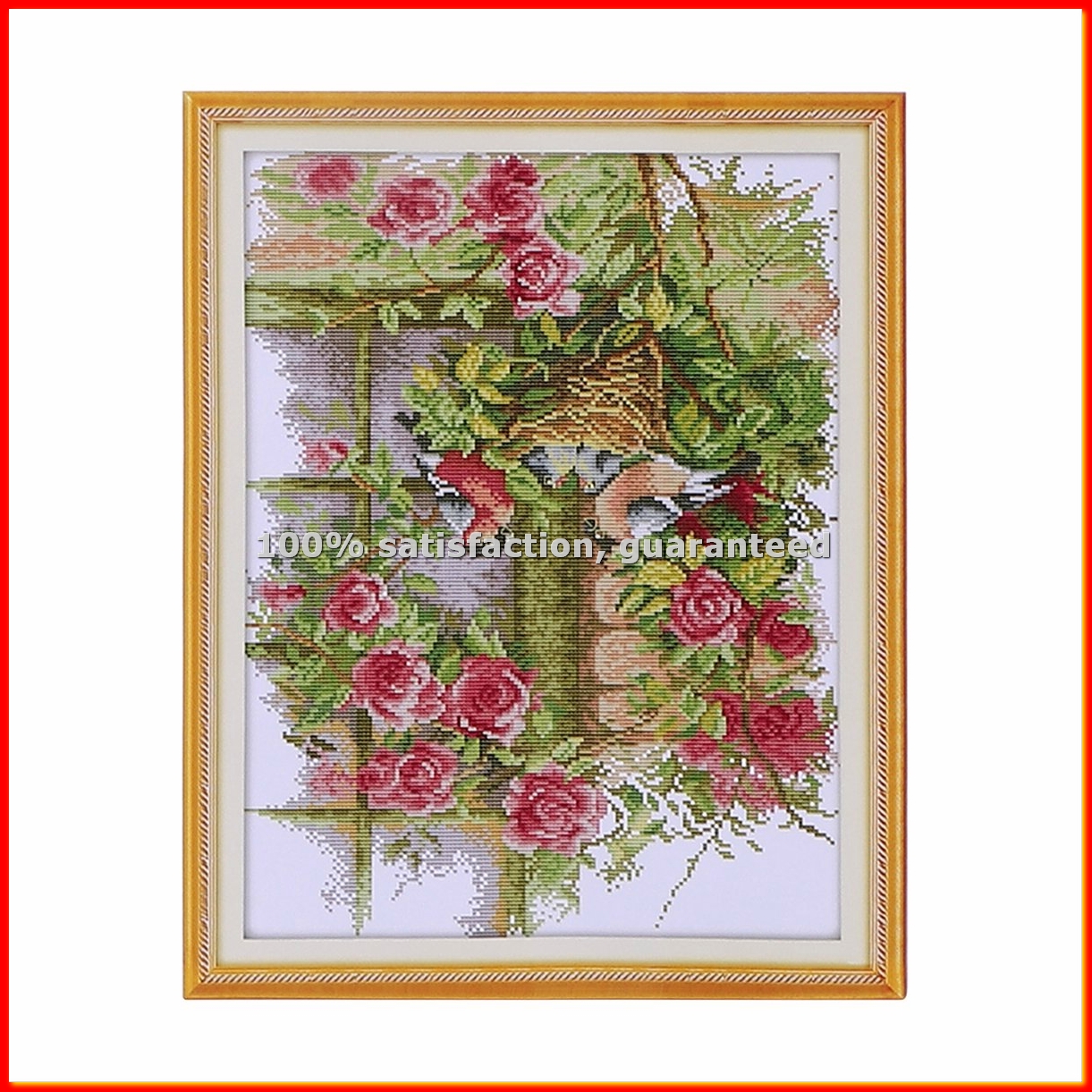 DIY Handmade Needlework Set Em - Embroidery Free Pattern avaliação e preço