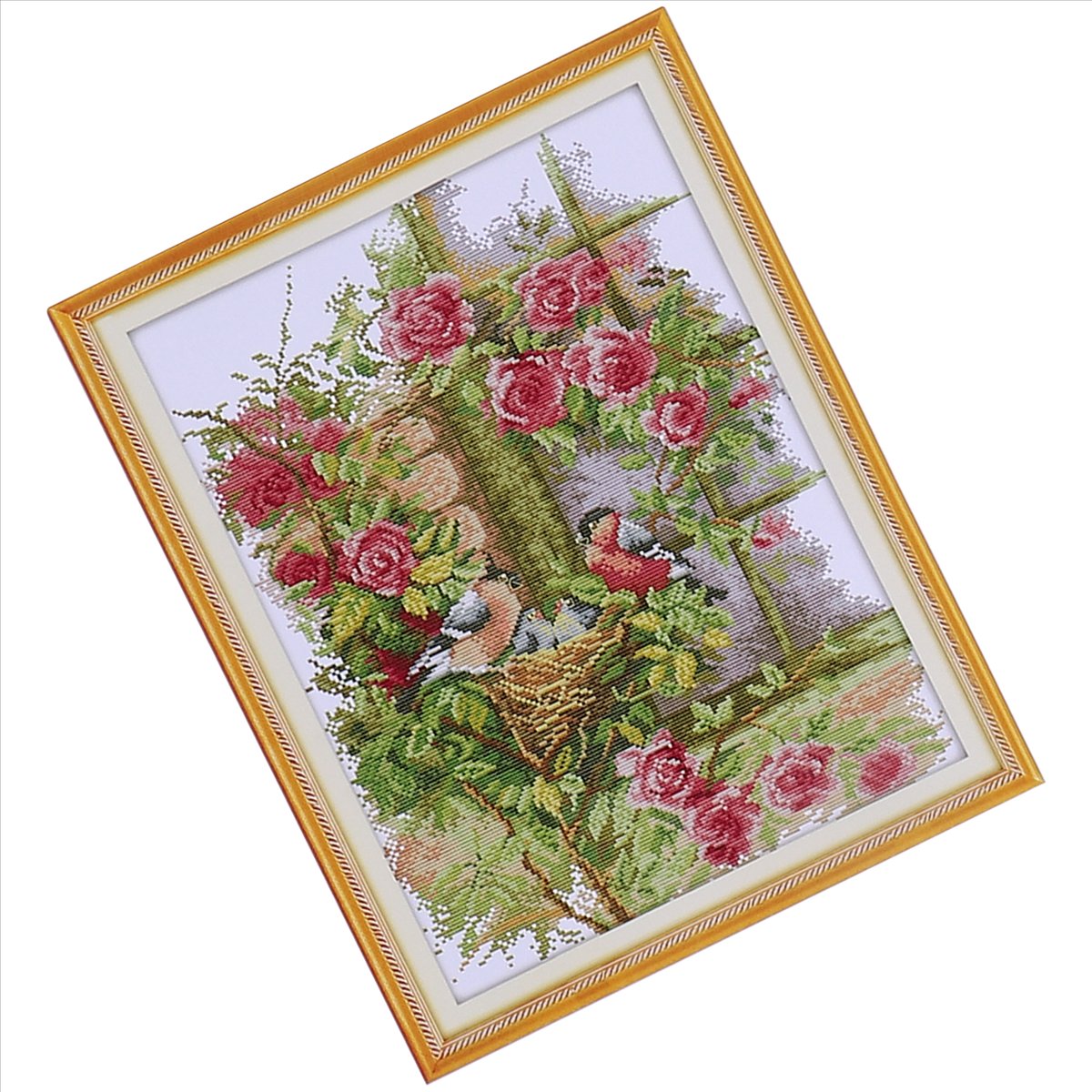 DIY Handmade Needlework Set Em - Embroidery Free Pattern avaliação e preço