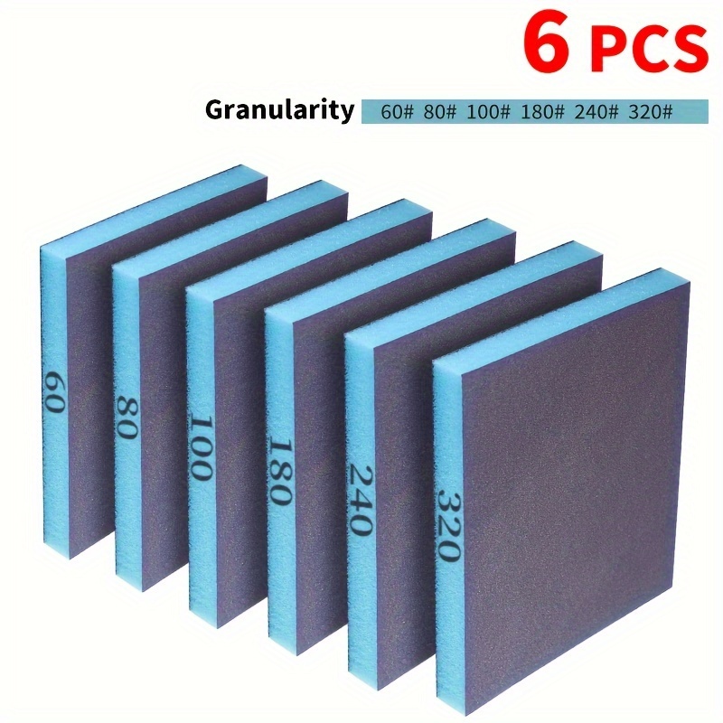 6 Sanding Sponges, Washable an - Embroidery Art Painting avaliação e preço