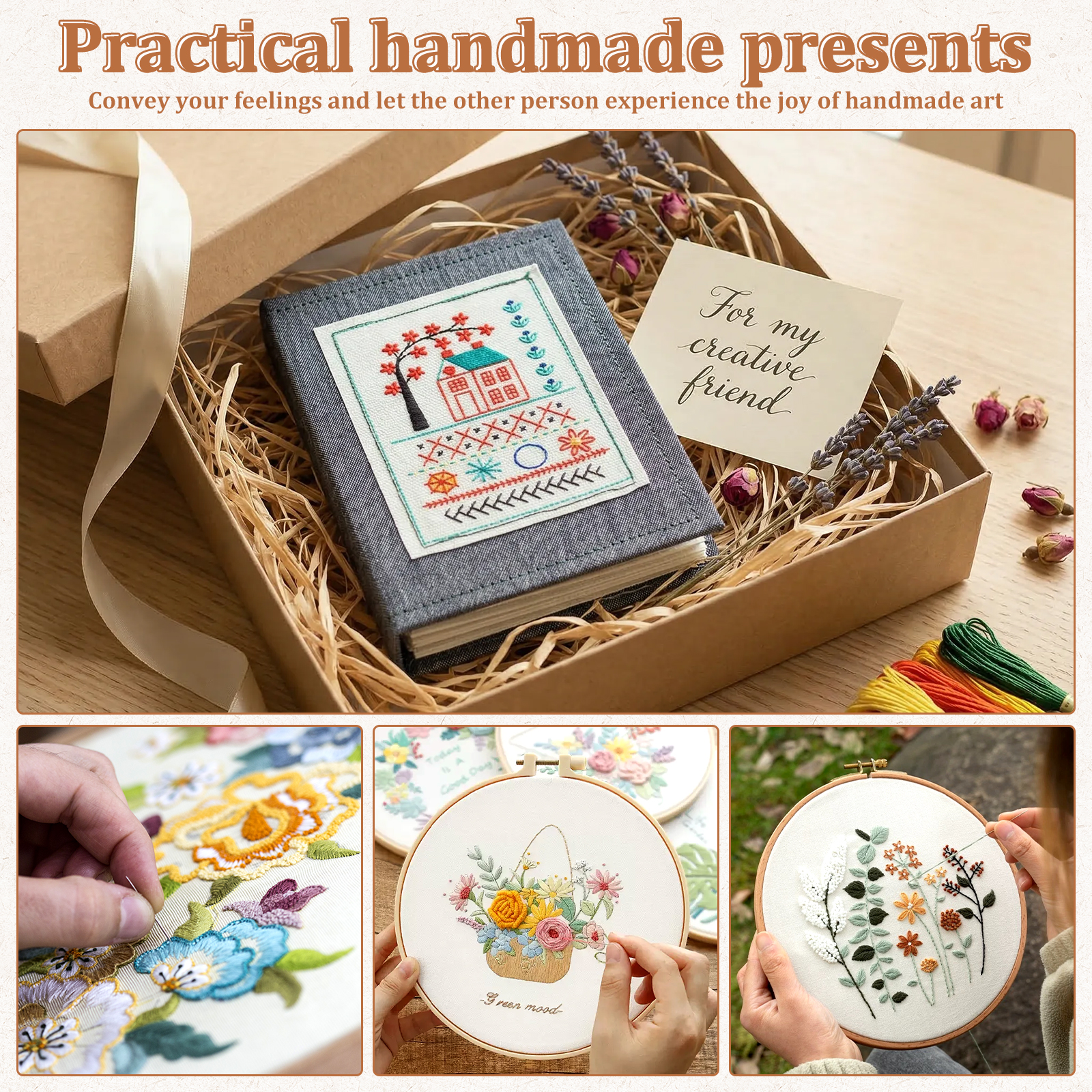 Embroidery Stitch Set Exquisit - Embroidery Guide Book avaliação e preço