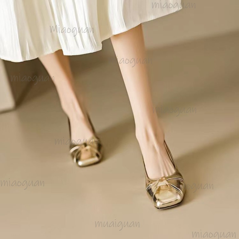 Cover Toe Low Heel Pumps Women - Embroidery Flat Shoes avaliação e preço