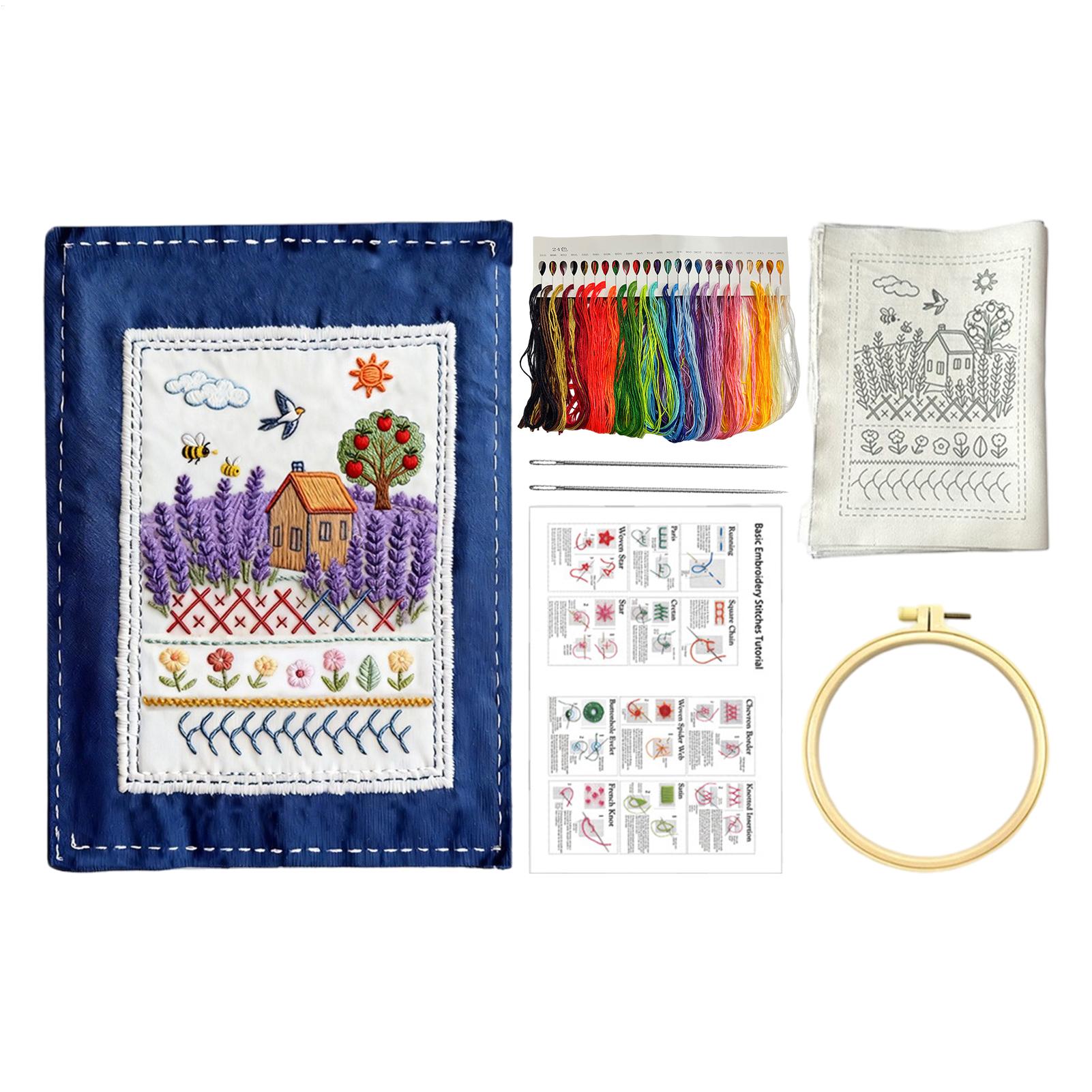 Embroidery Stitches Book For B - Embroidery Guide Book avaliação e preço