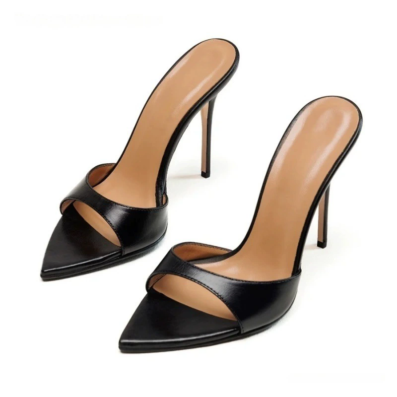 Pointed thin-heeled sandals su - Embroidery Art Painting avaliação e preço