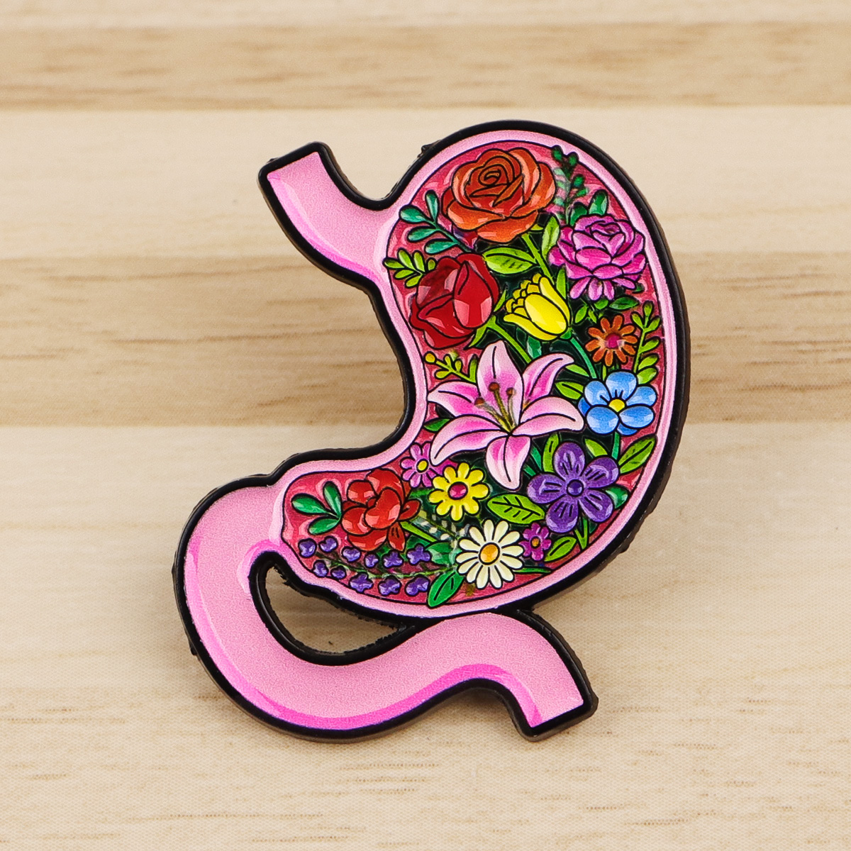 Brain Enamel Pin Medical Badge - Embroidery Illustration avaliação e preço