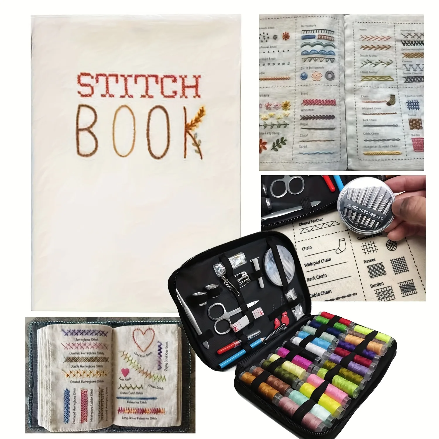 DIY Embroidery Stitch Book - H - Embroidery Guide Book avaliação e preço