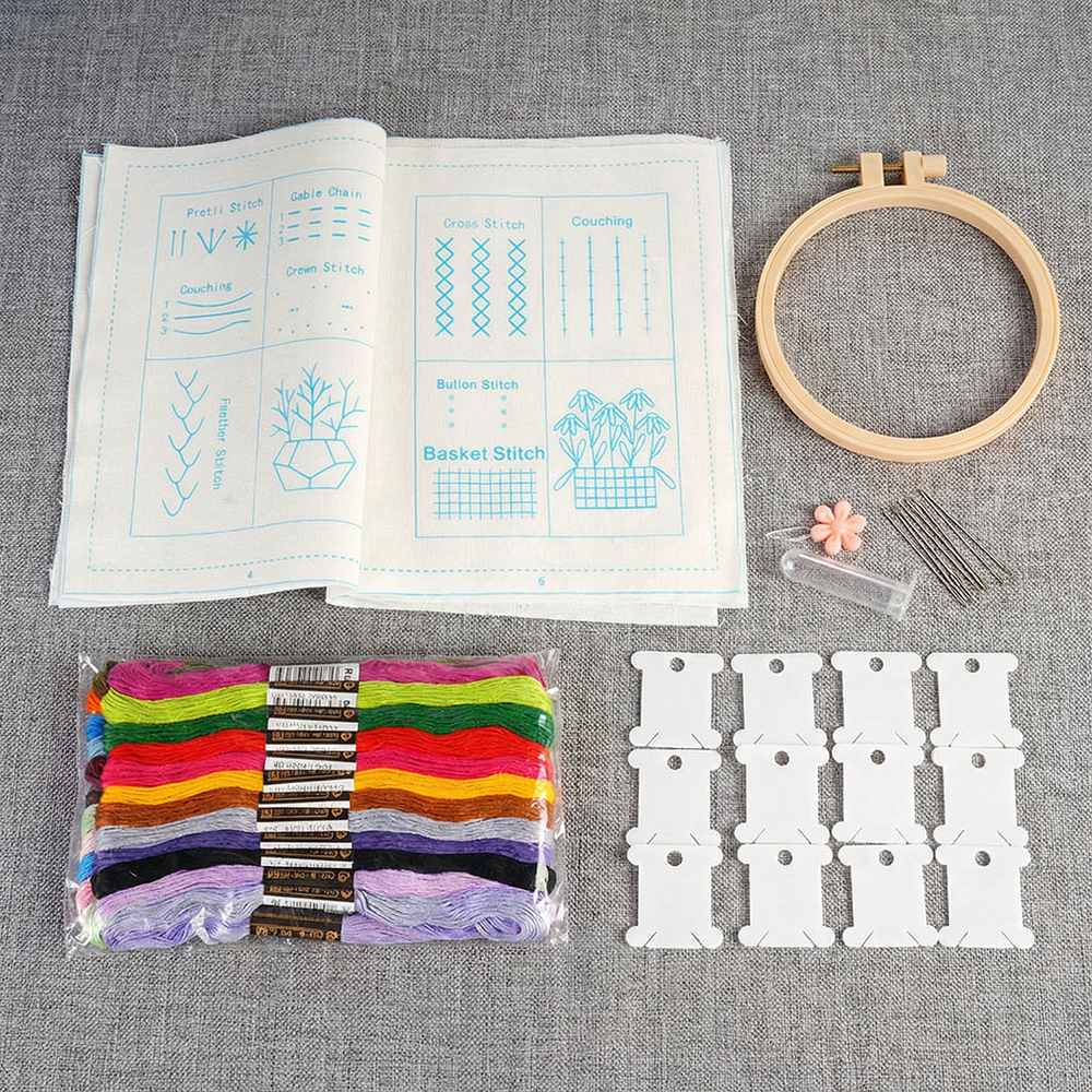 Hand-Embroidery Books Starter  - Embroidery Guide Book avaliação e preço