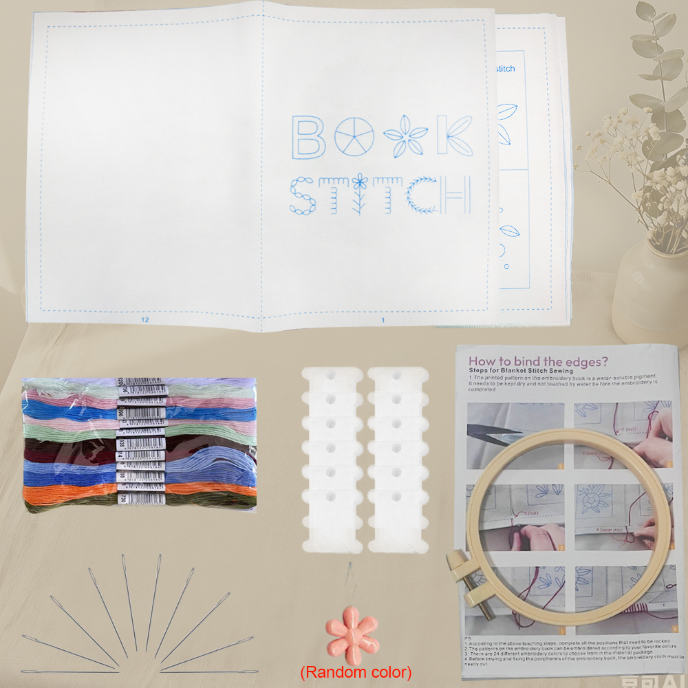 Hand-Embroidery Books Starter  - Embroidery Guide Book avaliação e preço