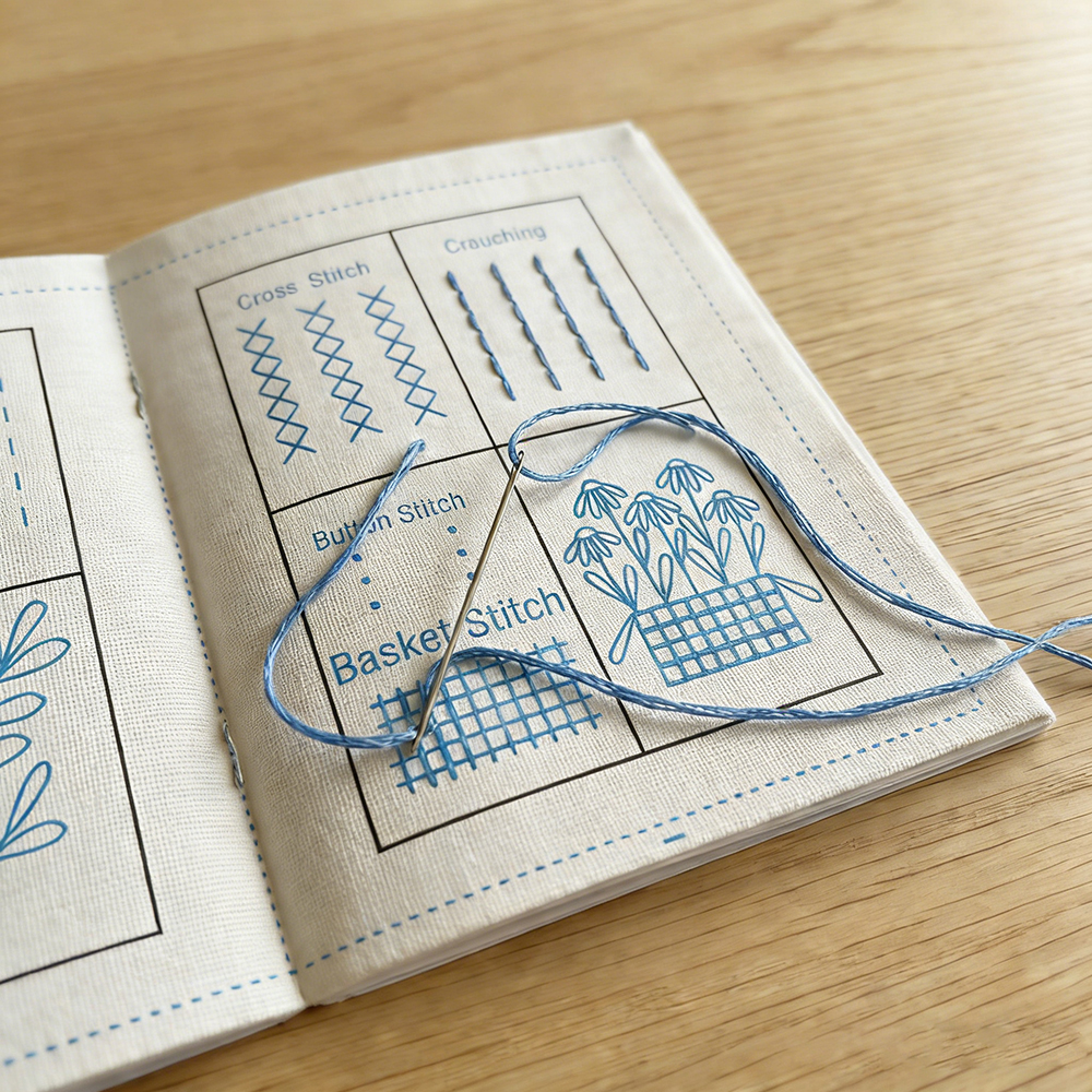 Hand-Embroidery Books Starter  - Embroidery Guide Book avaliação e preço