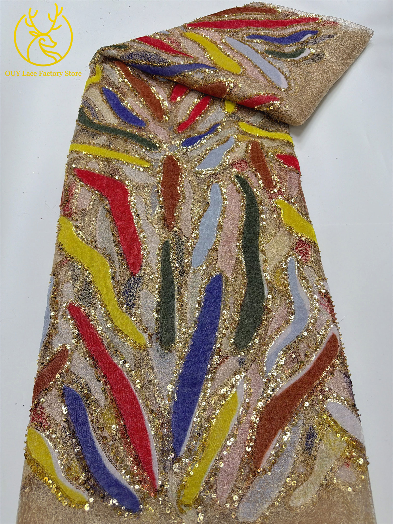 Golden Yellow French Tulle Emb - Embroidery Yellow Dress avaliação e preço