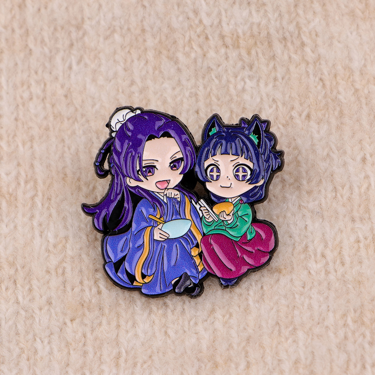 Anime Manga Enamel Lapel Pins  - Embroidery Illustration avaliação e preço