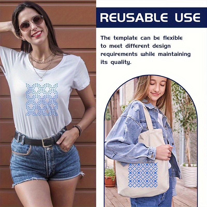 30Pcs Embroidery Templates DIY - Embroidery Free Pattern avaliação e preço